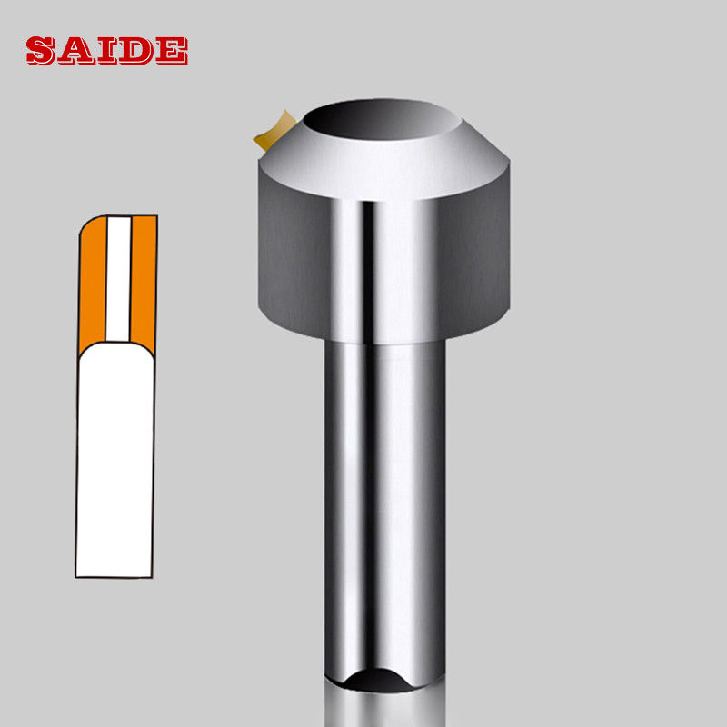 工場供給高品質アクリルトリミング機特殊CNC単結晶ダイヤモンド面取りフライス工具アクリル/PS用