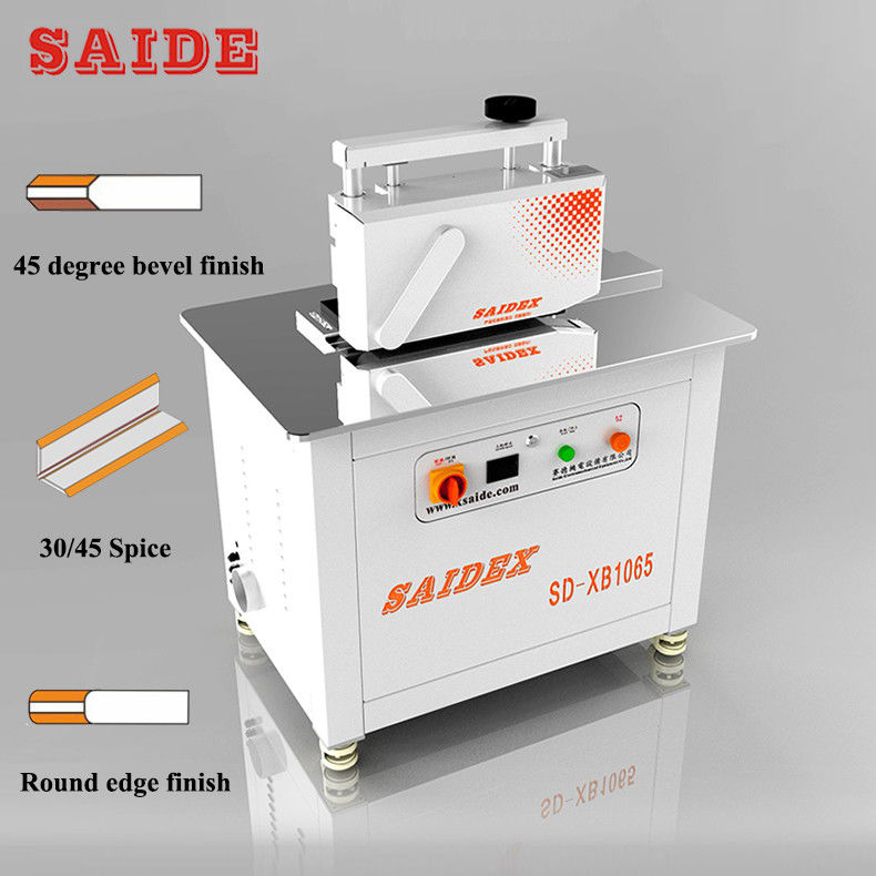 中国工場供給SAIDE SD-XB1065アクリルトリミング機 60度自動アクリル面取り機