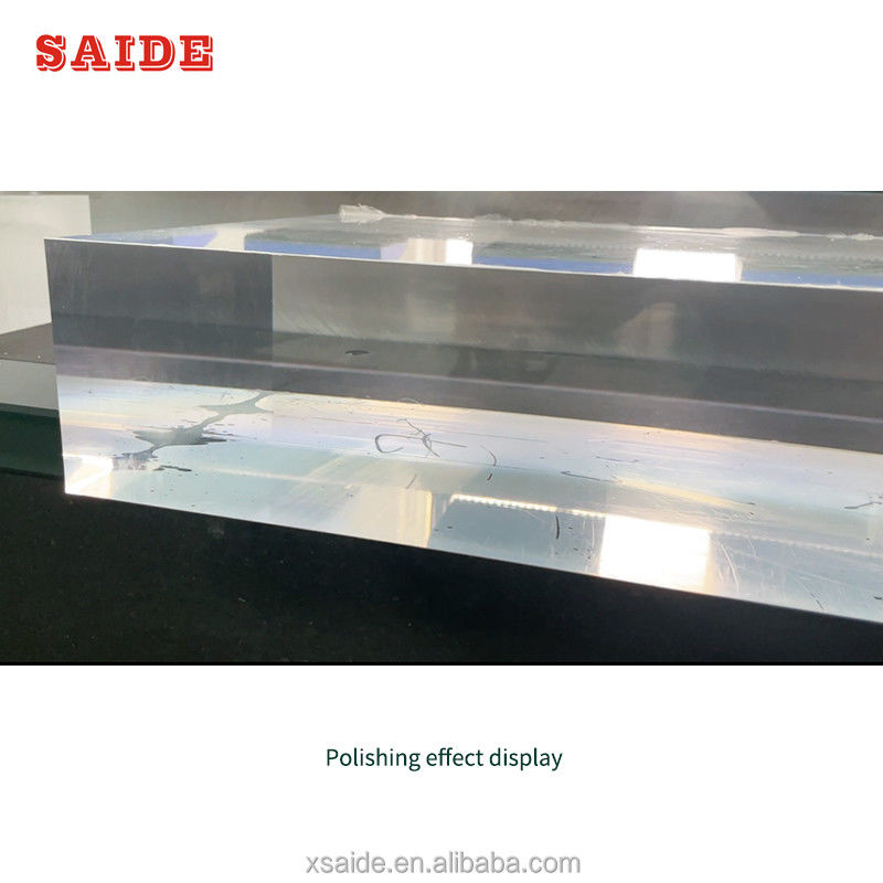 1000mm 小型アクリル両面エッジ研磨機 中国製 SAIDE ダイヤモンドポリッシャー PMMA/PS/導光板用